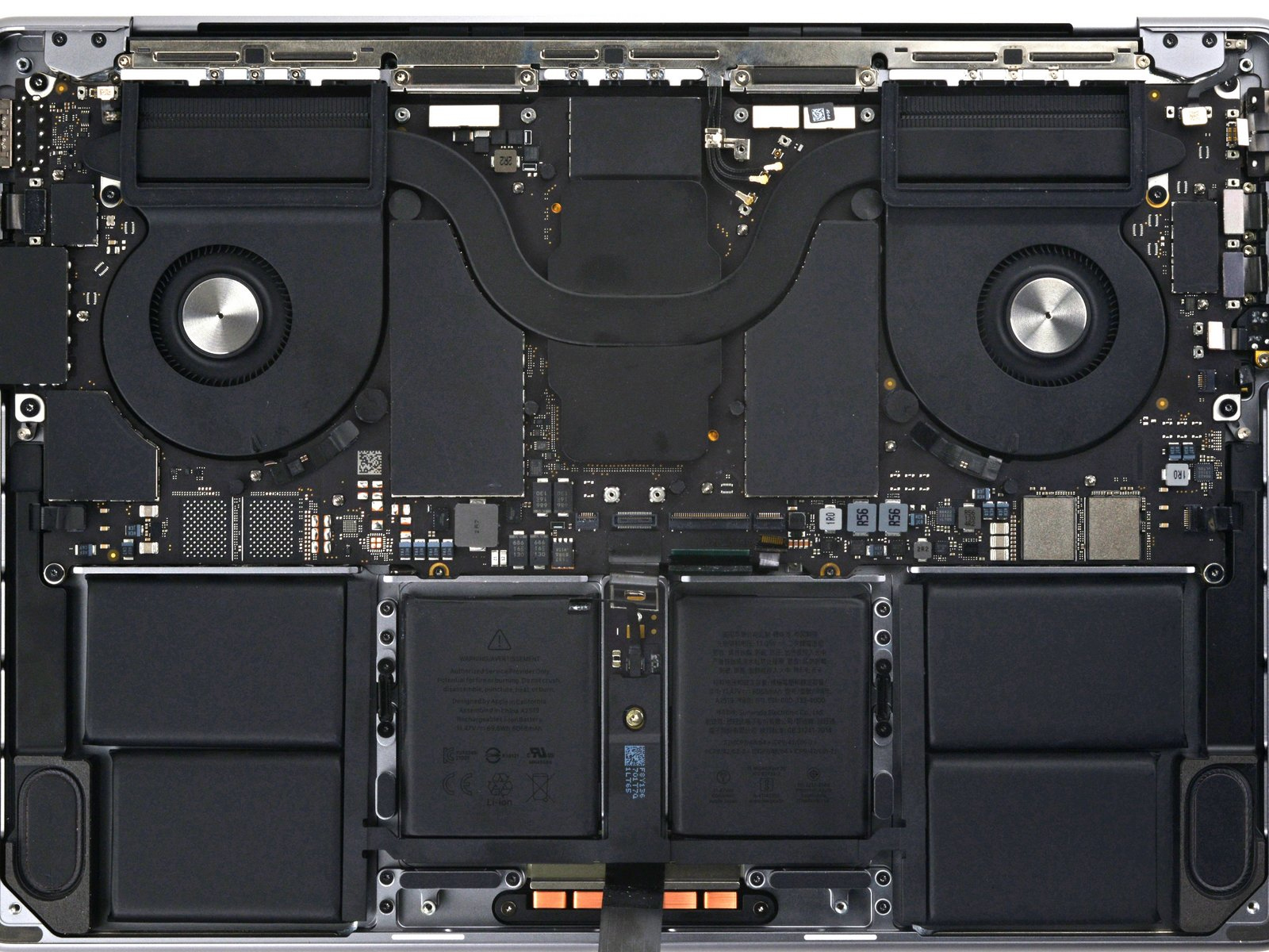 Internal Photo of Apple macbook A2442 A2485 A2779 A2780 A2918 A2991 A2992 A3185 A3186 A3112 A3401 A3403 A3434 2021-2025 US keyboard (A2442 2021)